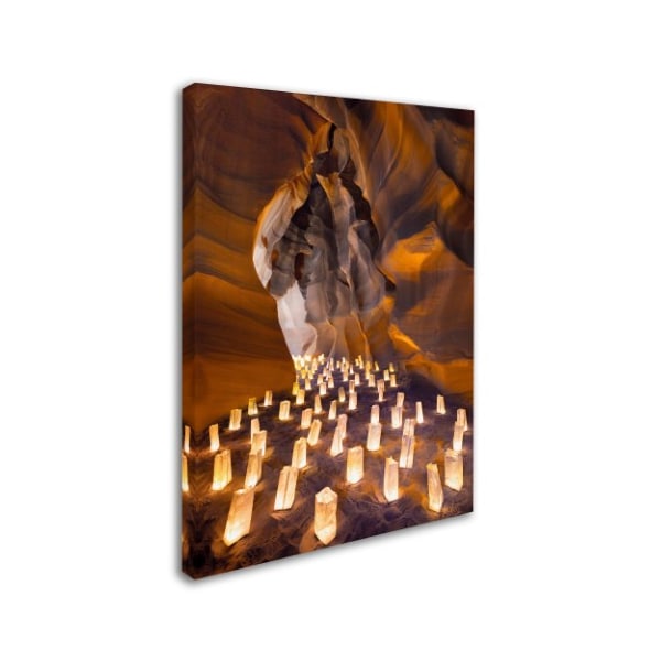 Moises Levy 'Candle Canyon I' Canvas Art,30x47